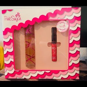 Pink sugar perfume set limited edition